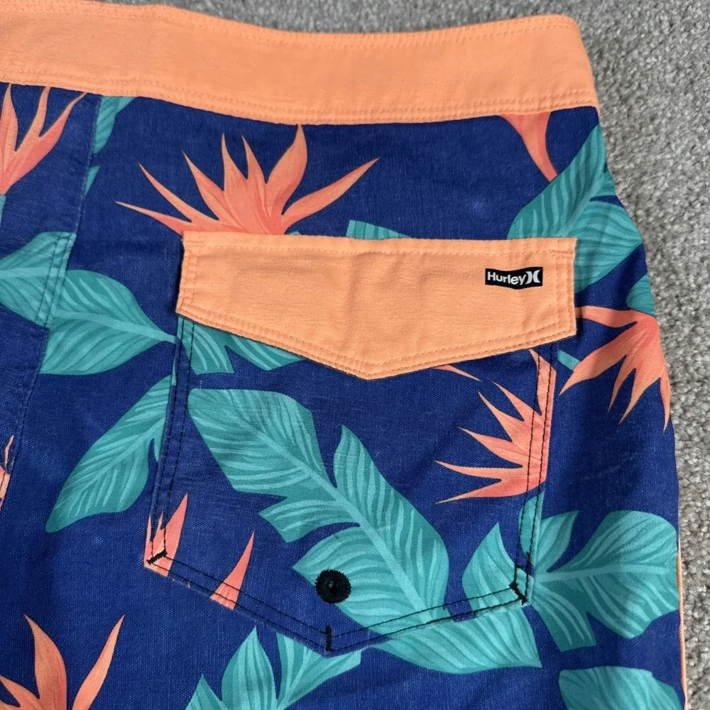 Boy's Youth‎ Hurley 2-Way Stretch Board Shorts Swim Tropical Surf
